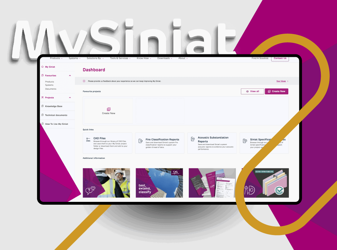 BUILD ON OUR EXPERTISE WITH MYSINIAT