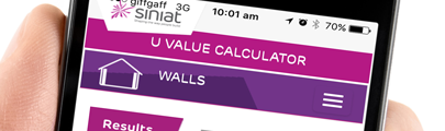 Thermal U Value Calculator App