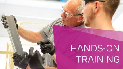 Hands-on training at our Training Centre